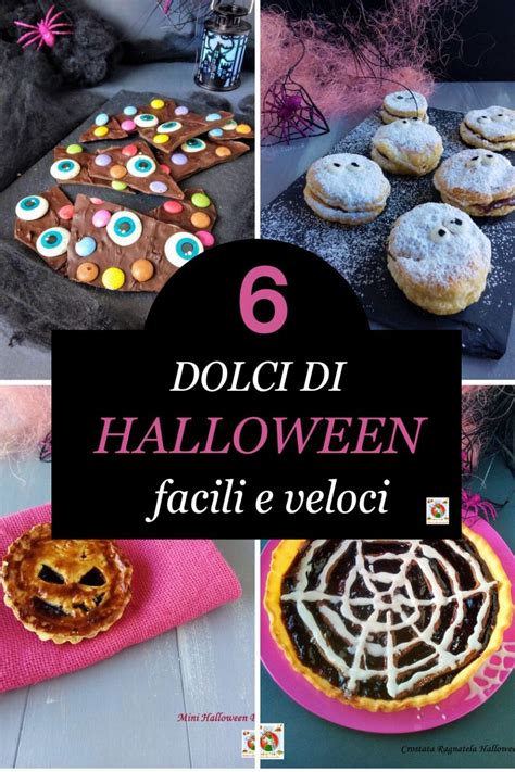 Tavola imbandita di dolci di Halloween