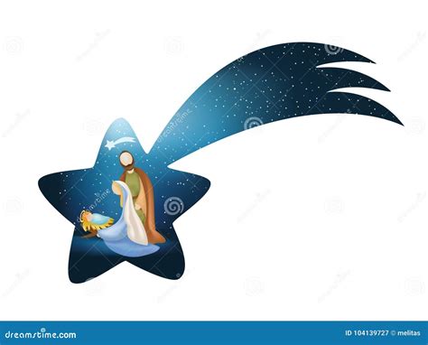 Stella cometa sopra una capanna