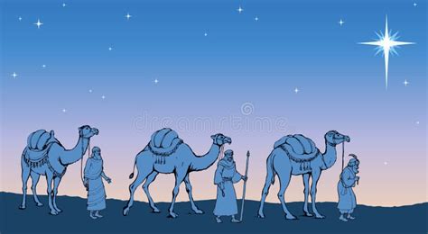 Re Magi che seguono la stella