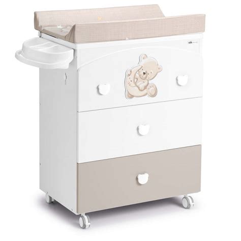 Design e materiali del fasciatoio Cam