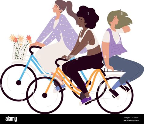 Illustrazione storica: Donne in bicicletta e le reazioni sociali