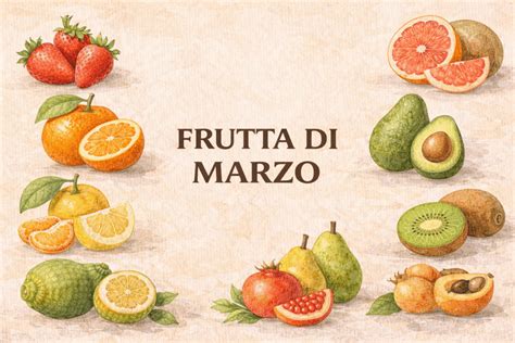 Illustrazione di agrumi, inclusi i limoni, con enfasi su frutta e verdura