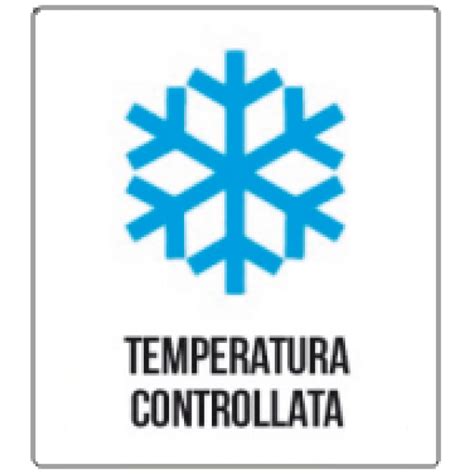 Simbolo di temperatura controllata per farmaci