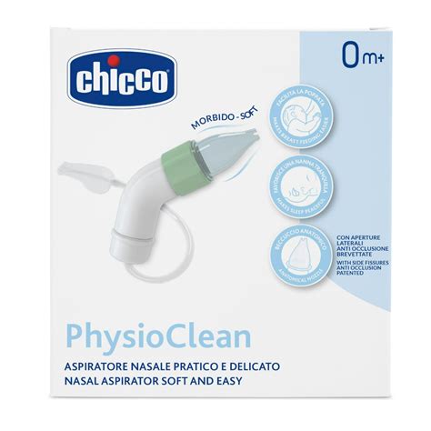 Schema di funzionamento dell'aspiratore nasale Chicco PhysioClean