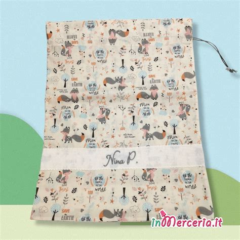 Sacco asilo porta accessori
