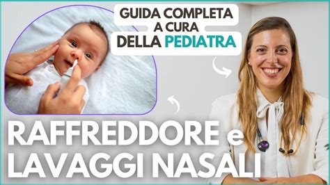 lavaggio nasale neonato posizione