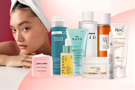 Immagine che illustra una complessa routine di skincare coreana