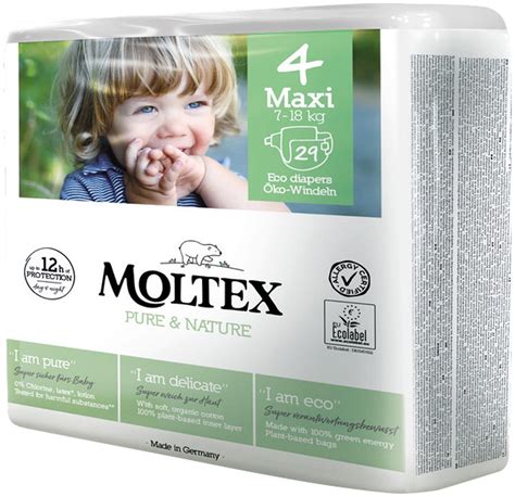 Pannolino Moltex Pure & Nature e ingredienti naturali