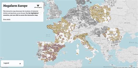 Mappa degli allevamenti amatoriali e professionali