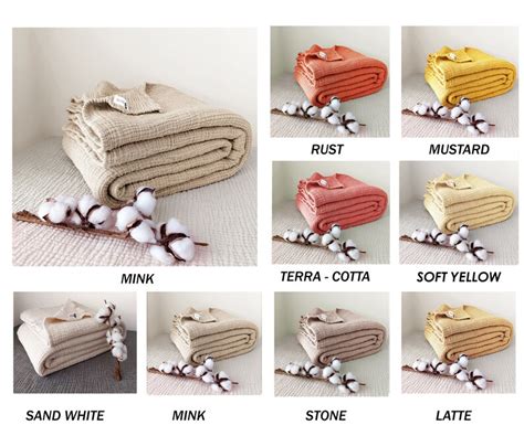 selezione di coperte artigianali in cotone