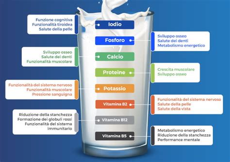 infografica che mostra i nutrienti essenziali nel latte artificiale