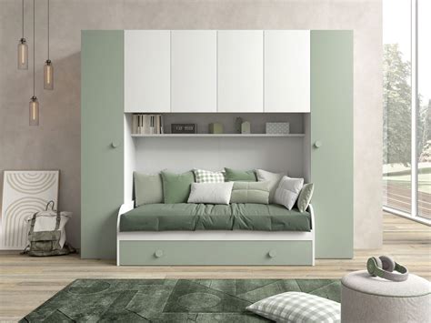 Cameretta a ponte con letto estraibile