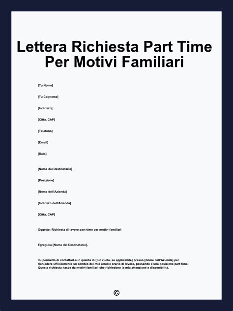 infografica fasi della richiesta part-time post maternità