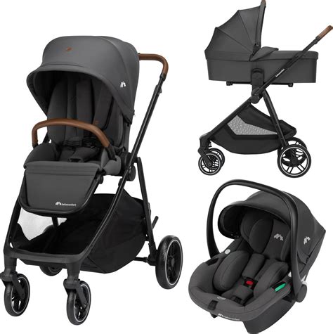 Schema delle diverse configurazioni di passeggini Bebeconfort (duo, trio, tandem)