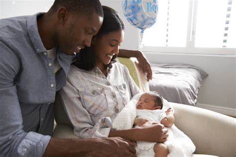 Parents with newborn baby