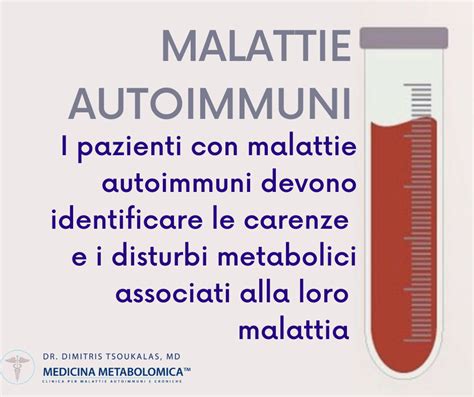 Rappresentazione delle malattie autoimmuni e i loro effetti sistemici