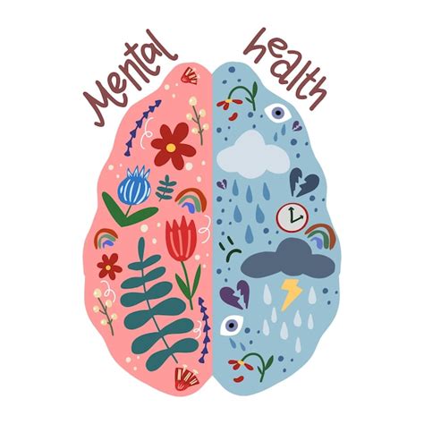 Brain and mental health concept