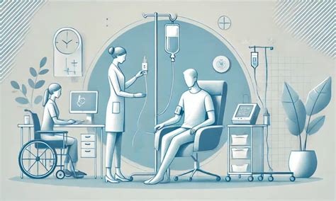 Illustrazione di una donna che si sottopone a chemioterapia mentre pensa alla sua futura famiglia