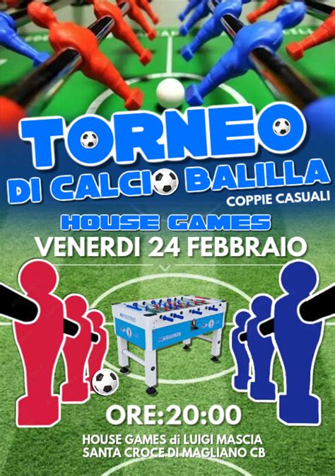 Torneo di calcio balilla a coppie