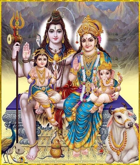 Shiva e Parvati (Umamaheshvaramurti) con Ganesha e Karttikeya
