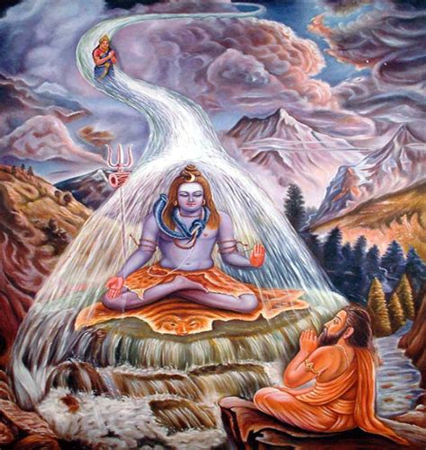 Shiva Gaṅgādhara, il Dio dalla cui testa sgorga il Gange