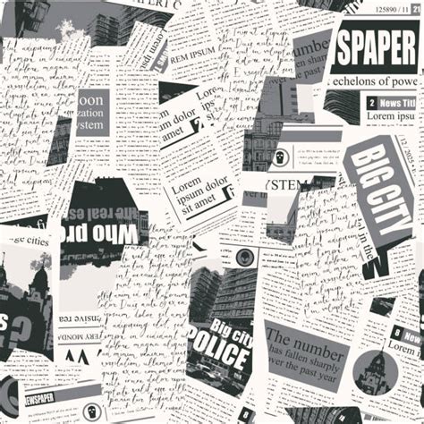 Collage di una bambina con un ombrello fatto di ritagli di giornale