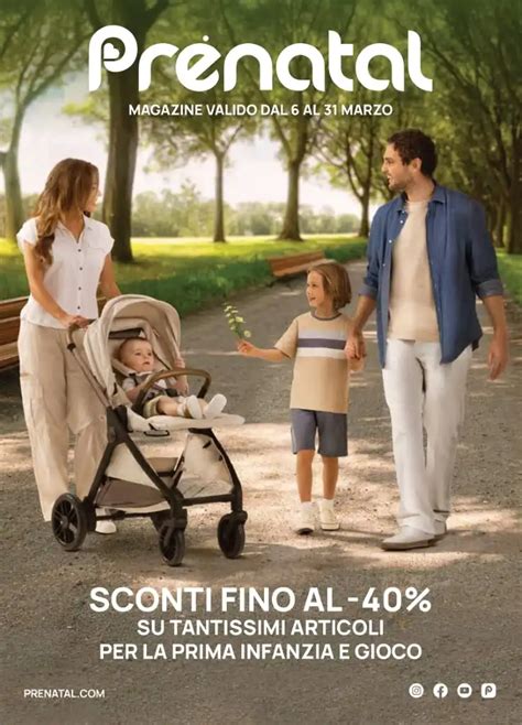 Volantino Prenatal con offerte per bambini