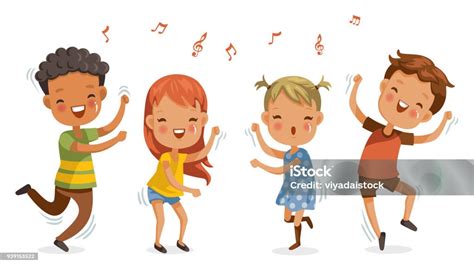 bambini che ballano gioiosi in una stanza luminosa