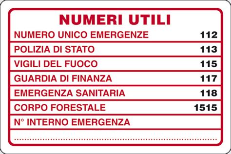 Numeri utili per centri fertilità