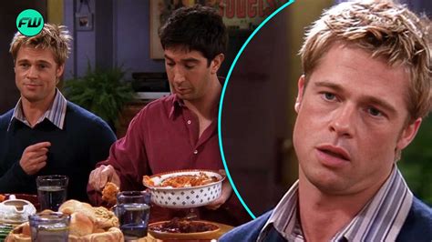Brad Pitt as Will on Friends Thanksgiving