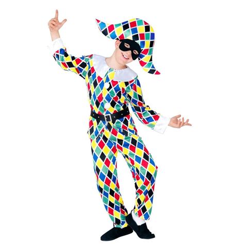 Bambino vestito da Arlecchino
