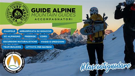 Guide alpine durante un'escursione