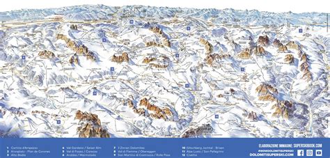 Mappa del Dolomiti Superski