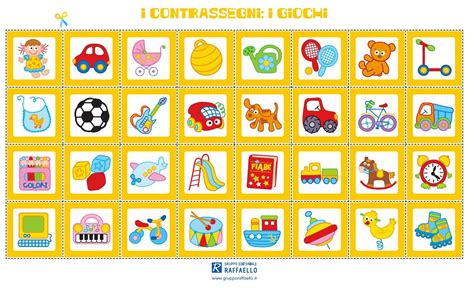 esempio di contrassegni scuola materna diversi