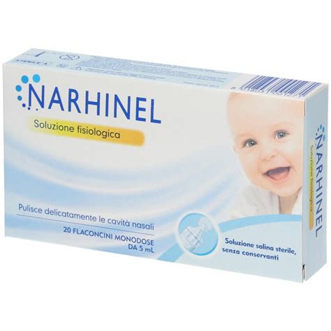 Fialette di soluzione fisiologica Narhinel