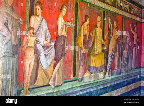 Affresco di Priapo nella domus della Via del Vesuvio