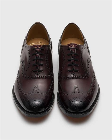 Oxford brogue in pelle