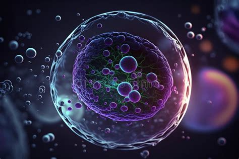 rappresentazione stilizzata dell'influenza delle vibrazioni sonore sulle cellule embrionali