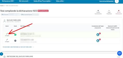 Modulo DSU con un errore evidenziato