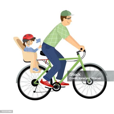 Bambino su seggiolino bicicletta