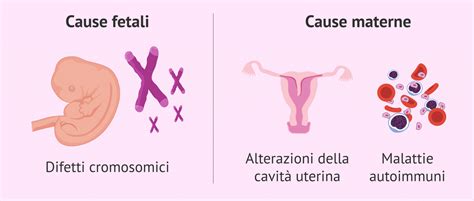 Diagramma delle cause dell'aborto spontaneo