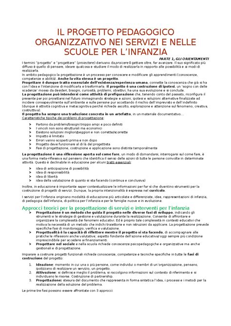 ambiente educativo scuola materna progettazione pedagogica