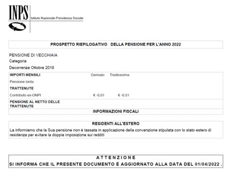 Documenti e timbri INPS