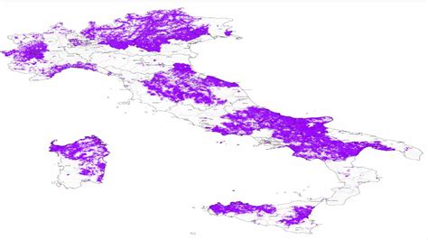 mappa logistica indicante le aree coperte dalla spedizione europea