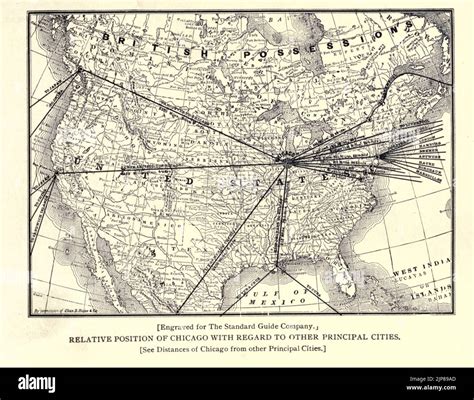 Mappa dell'Illinois che mostra la posizione di Chicago e le aree circostanti.