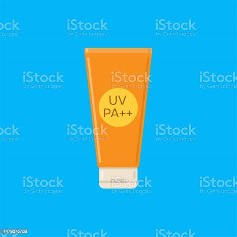 Tubo di crema solare con simbolo PAO