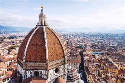 Veduta panoramica della Cupola del Brunelleschi e Piazza del Duomo