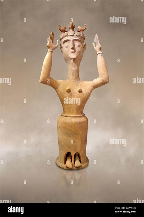 Statuetta della dea del papavero