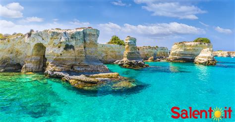 paesaggio tipico del Salento con uliveti e mare