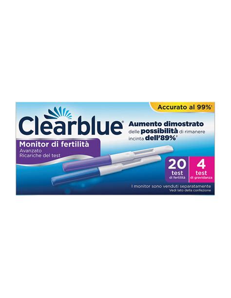 monitor di fertilità Clearblue Advanced con stick inserito